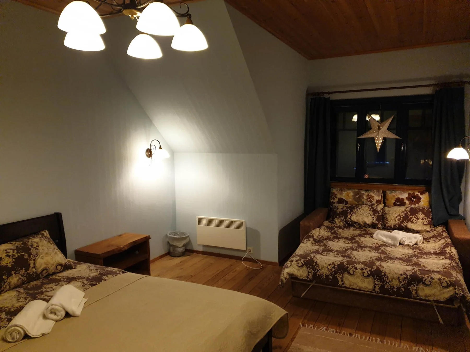 Bedroom with two beds