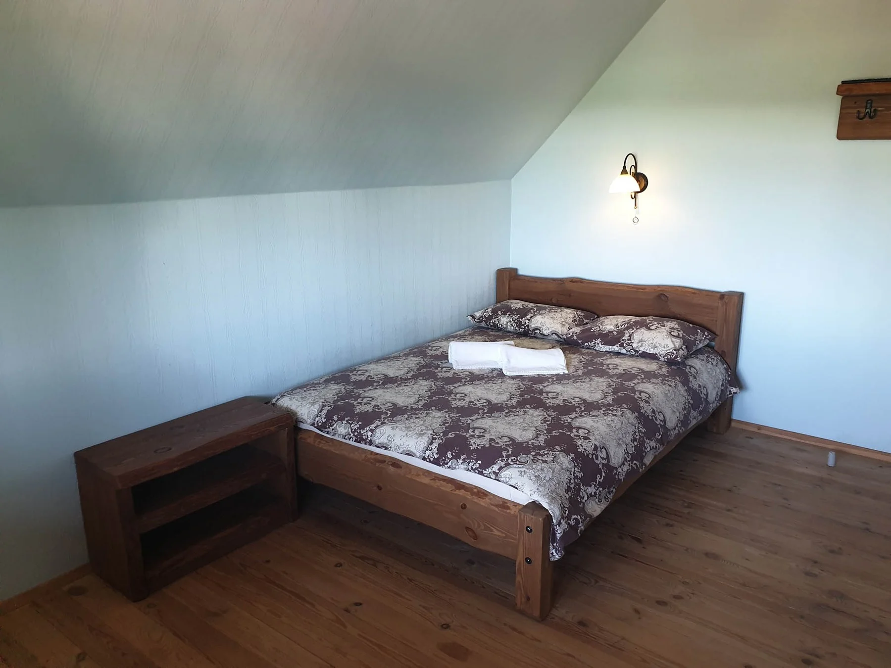 Bedroom with a double bed